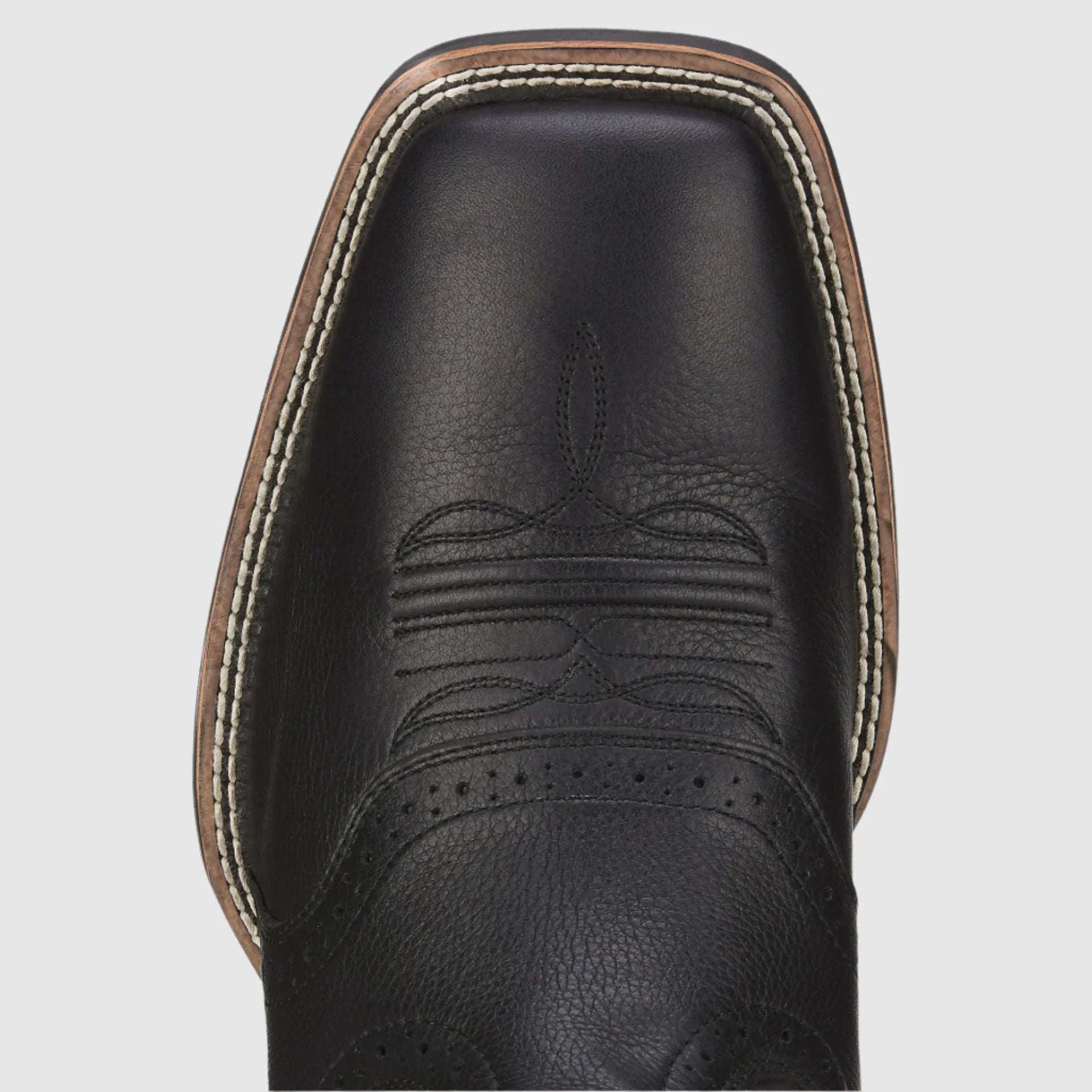 Women's Vintage Embroidered Stitching Wide Head Western Cowboy Boots